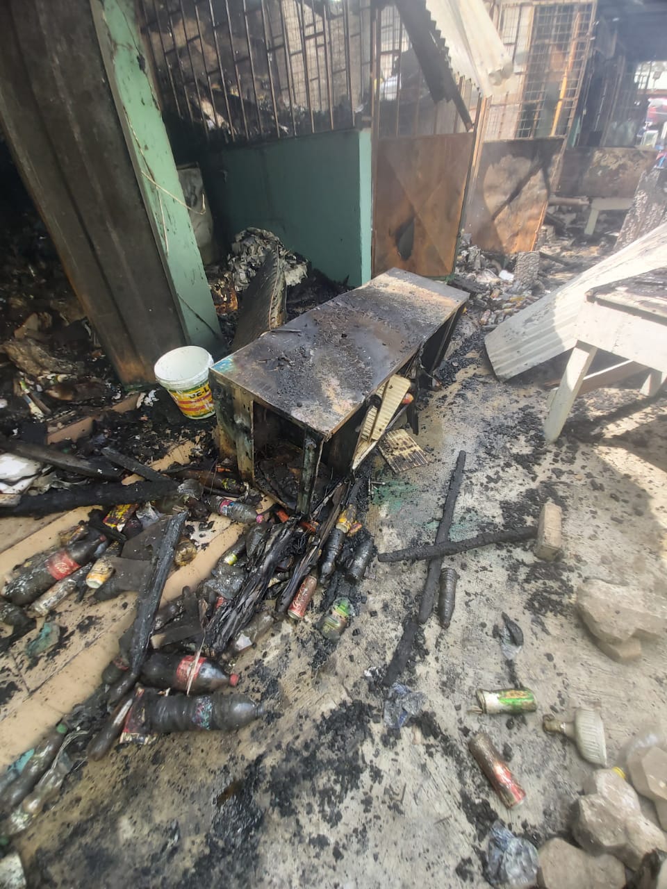 A/R: Shops on KNUST campus razed by fire