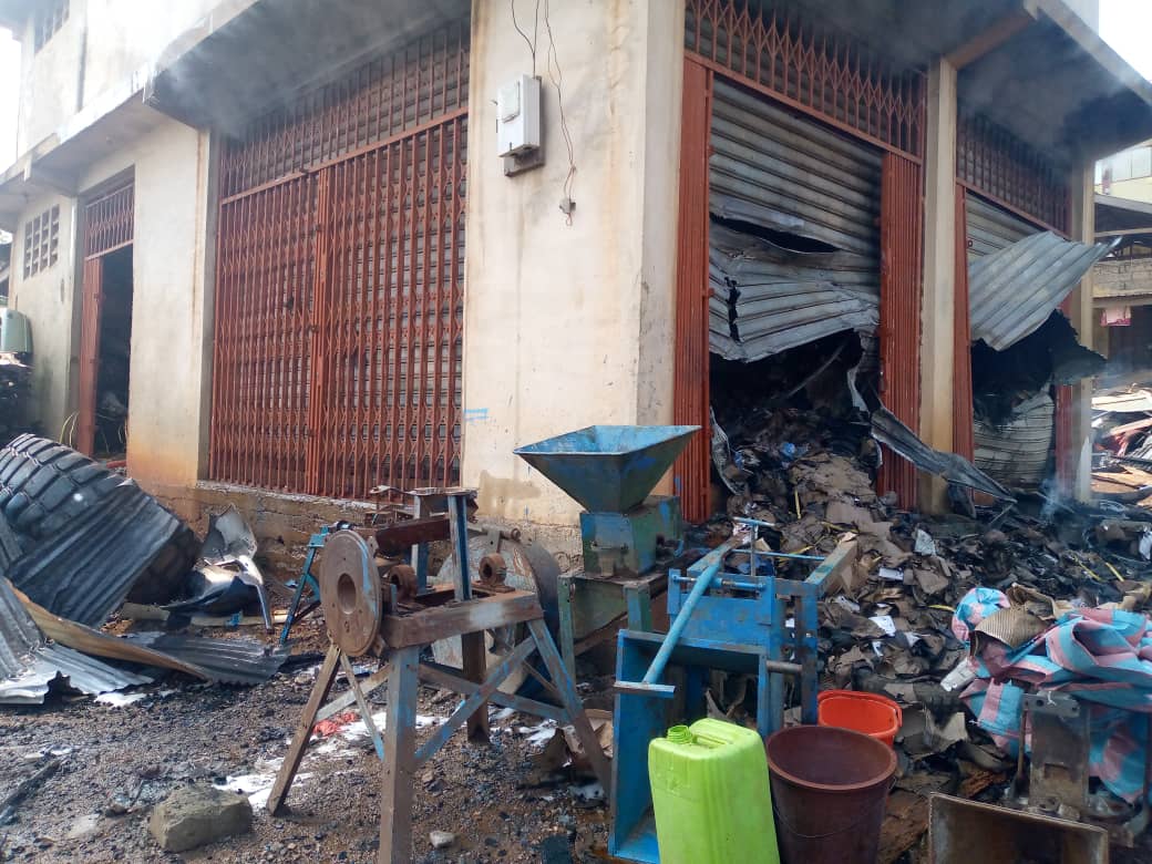Another inferno in Kumasi as fire guts warehouse at Suame Magazine