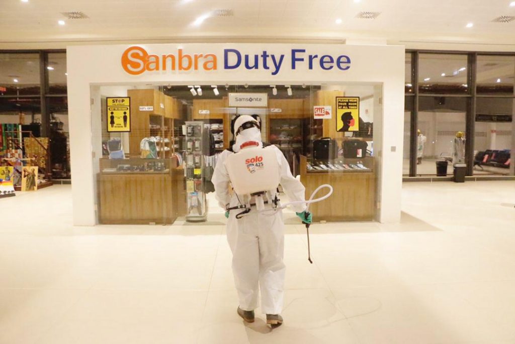 Massive disinfection exercise carried out at Kotoka International Airport