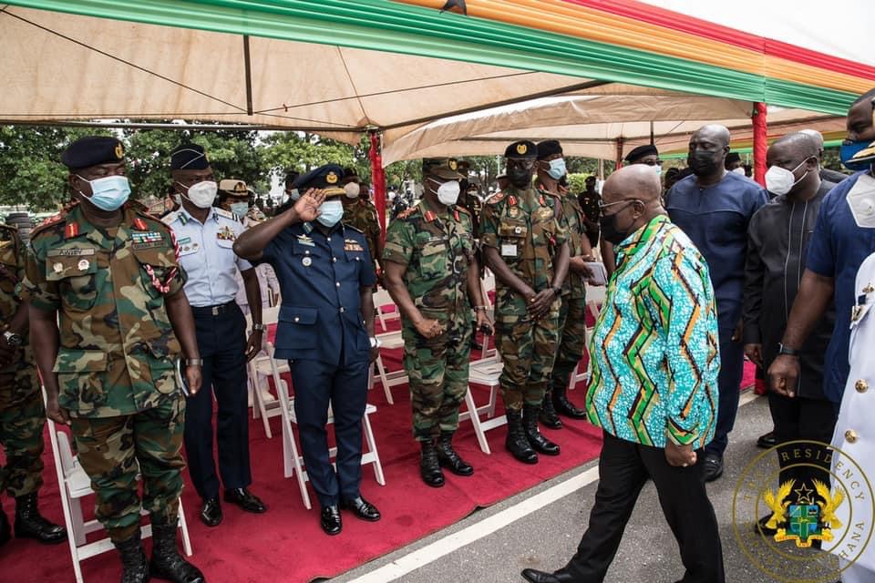 Akufo-Addo presents 40 armoured personnel carrier to armed forces