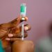 A nurse prepares a dose of the of coronavirus disease (COVID-19) vaccine during the vaccination campaign at the Ridge Hospital in Accra, Ghana, March 2, 2021. REUTERS/Francis Kokoroko