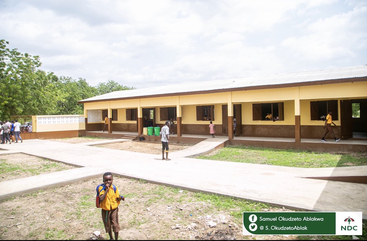 Ablakwa builds school block for village in North Tongu