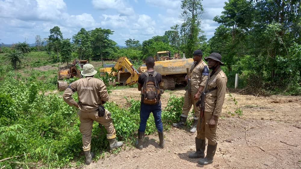 W/R Minister leads anti-galamsey operation to arrest illegal miners