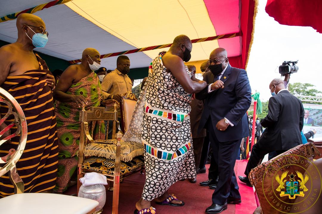 Nana Addo cuts sod for 20 residential facilities for Court of Appeal judges in Kumasi