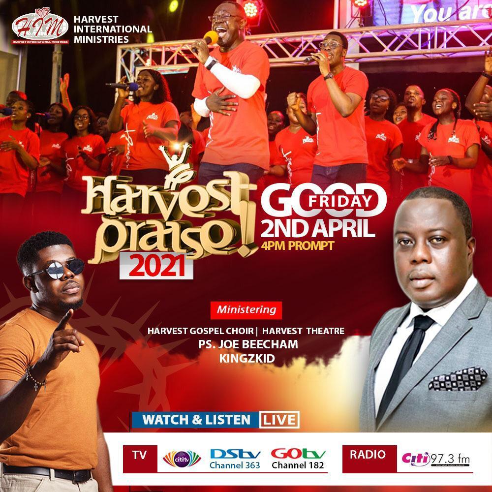 Harvest Praise 2021 comes off on April 2; will be live on Citi FM, Citi TV