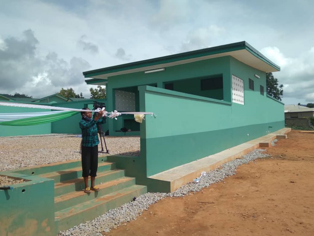 Nickseth Construction builds GHS350,000 bathroom and laundry facility for Bosome SHTS