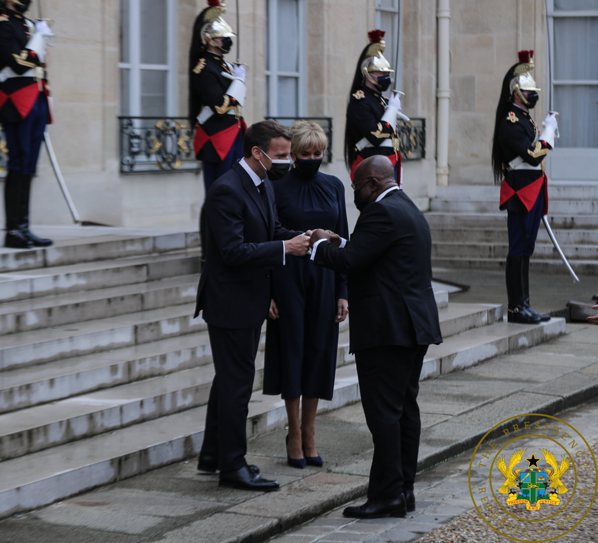 Akufo-Addo arrives in Paris for summit on financing African economies