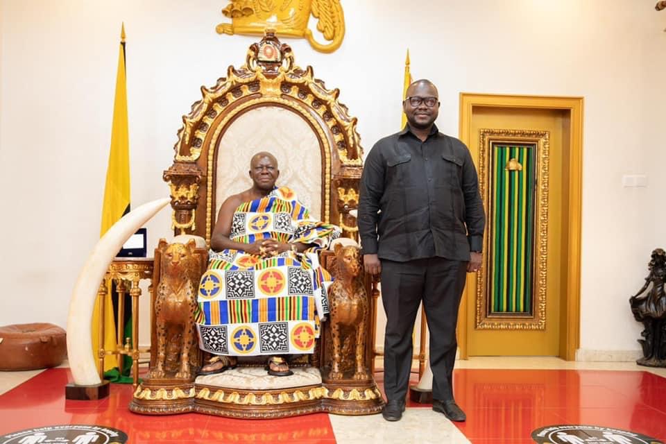 A/R: Asenso Boakye visits Otumfuo as part of three-day working tour