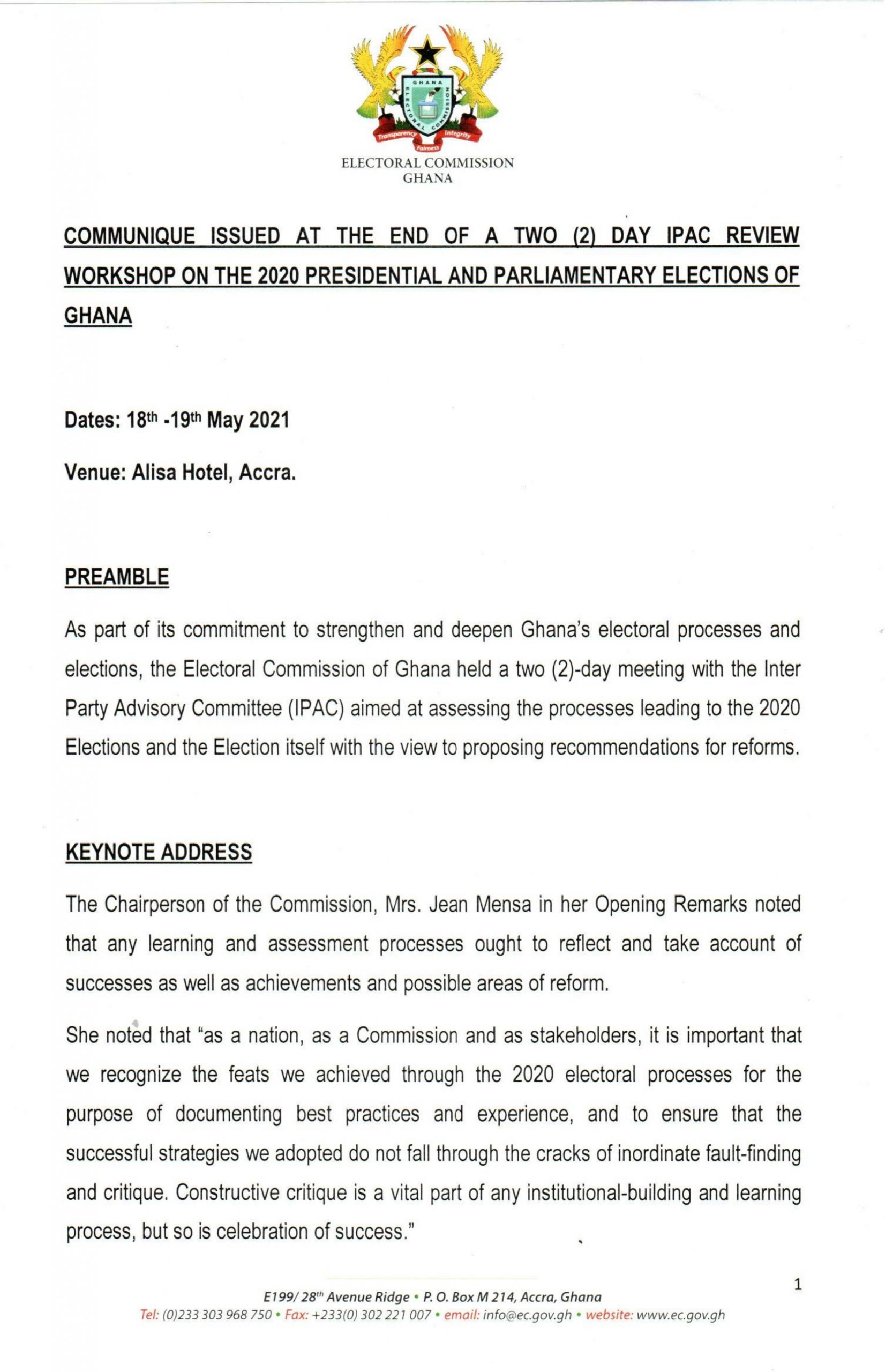 Election stakeholders agree to review time for closing polls from 5pm to 3pm