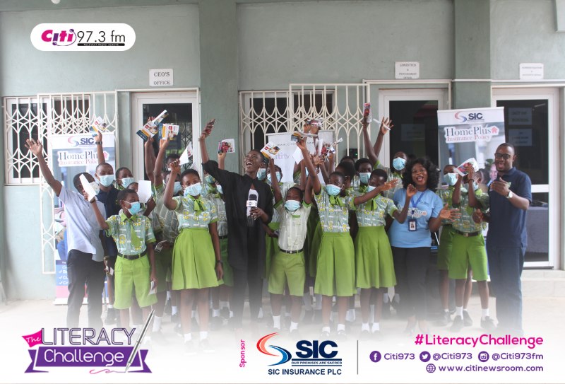 #LiteracyChallenge: Citi FM team engages students of Crown Prince Academy, Ah-Vee Montessori