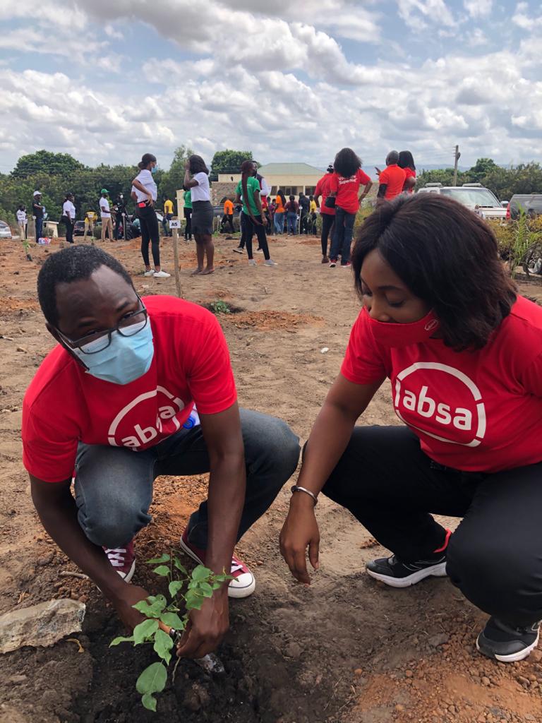 Absa Bank joins Ghana’s 5 million tree planting initiative