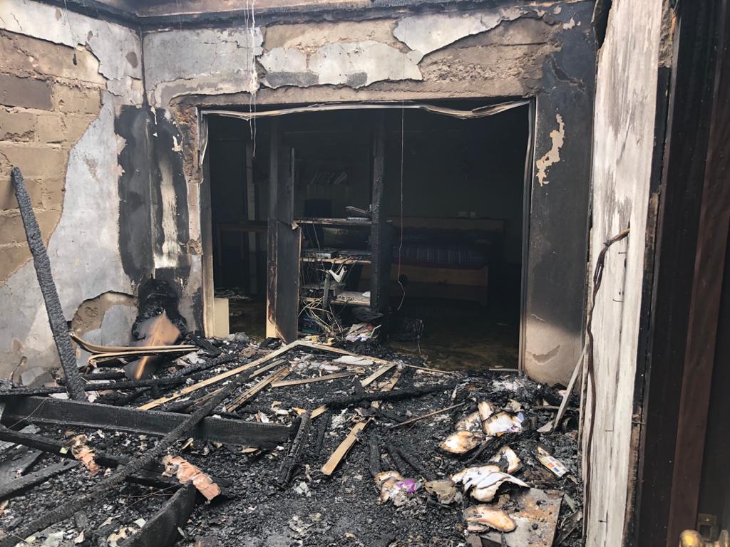 Fire destroys part of Zenith University College [Photos]