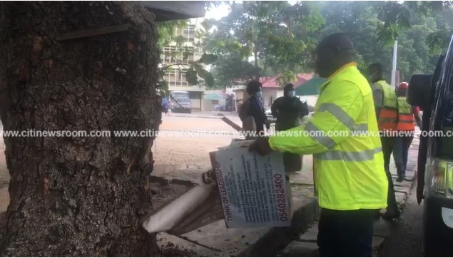 Unauthorised structures and billboards at Ministries enclave demolished