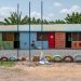 The solitary school block of a low-fee private school in Old Saasabi. Credit. Delali Adogla-Bessa.