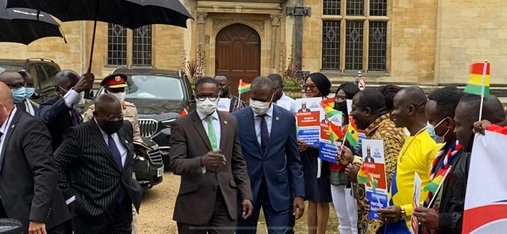 Patriotic Ghanaian Citizens in UK hit streets to show support for Akufo-Addo’s government