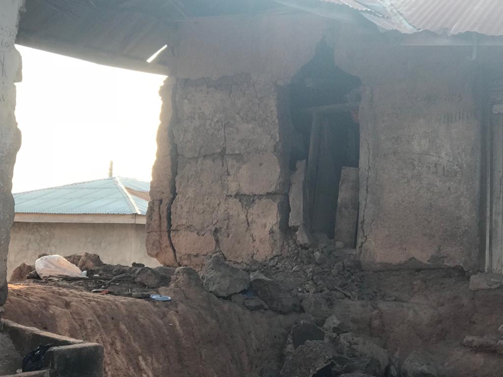 Collapsed mud house kills mother and baby in Wenchi