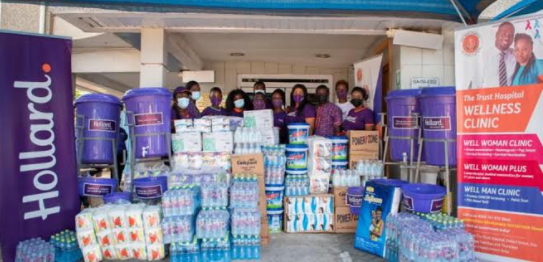 Employees of Hollard Ghana support Trust Mother and Child Hospital