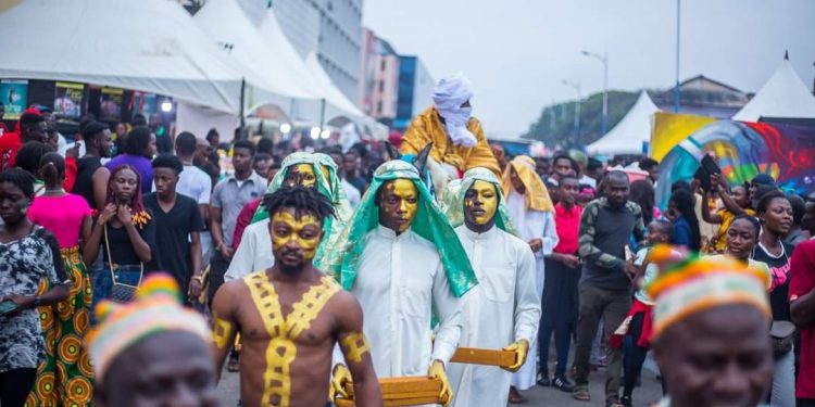 An image from the 2019 edition of 'Chale Wote' festival.