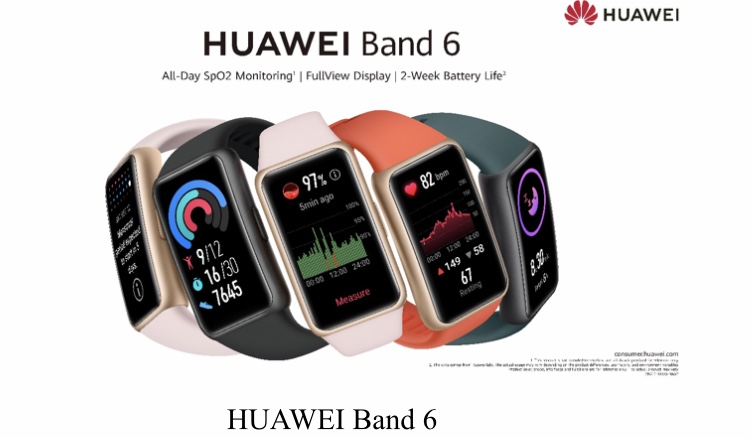 Achieve your fitness goals; keep tabs on your health with Huawei’s latest smart band, Huawei Band 6