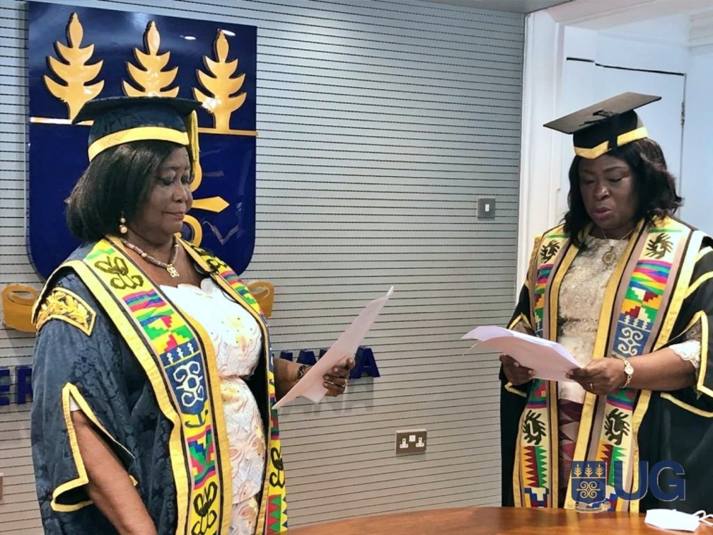 University of Ghana swears in Emelia Agyei-Mensah as new Registrar