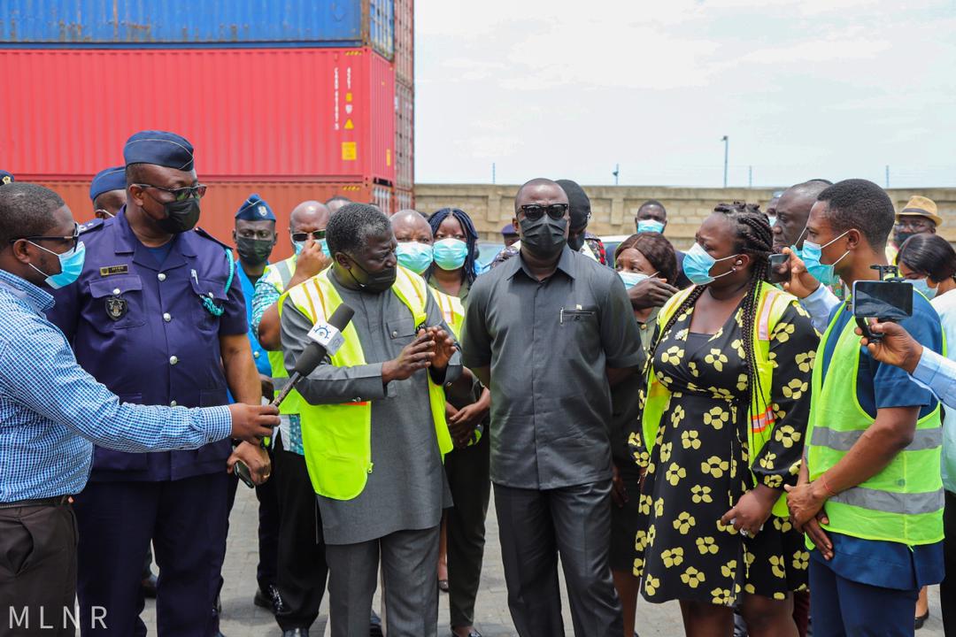 13 containers of impounded Rosewood handed over to National Intelligence Bureau