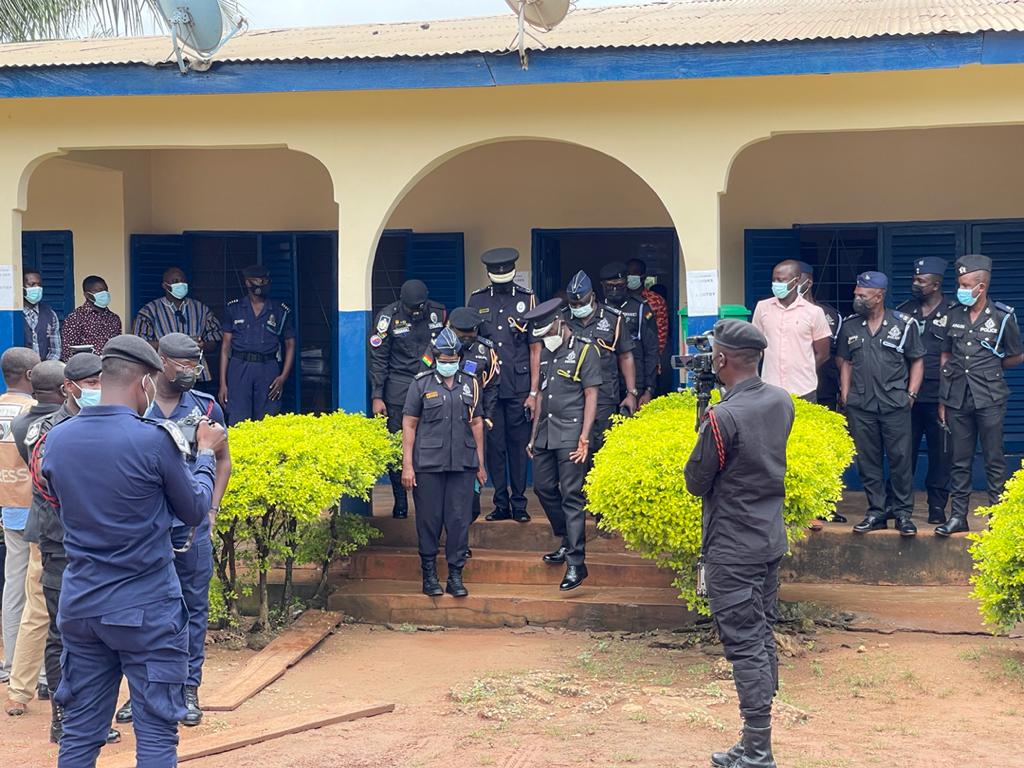 Dampare visits Abesim over gruesome killing of three by architect [Photos]