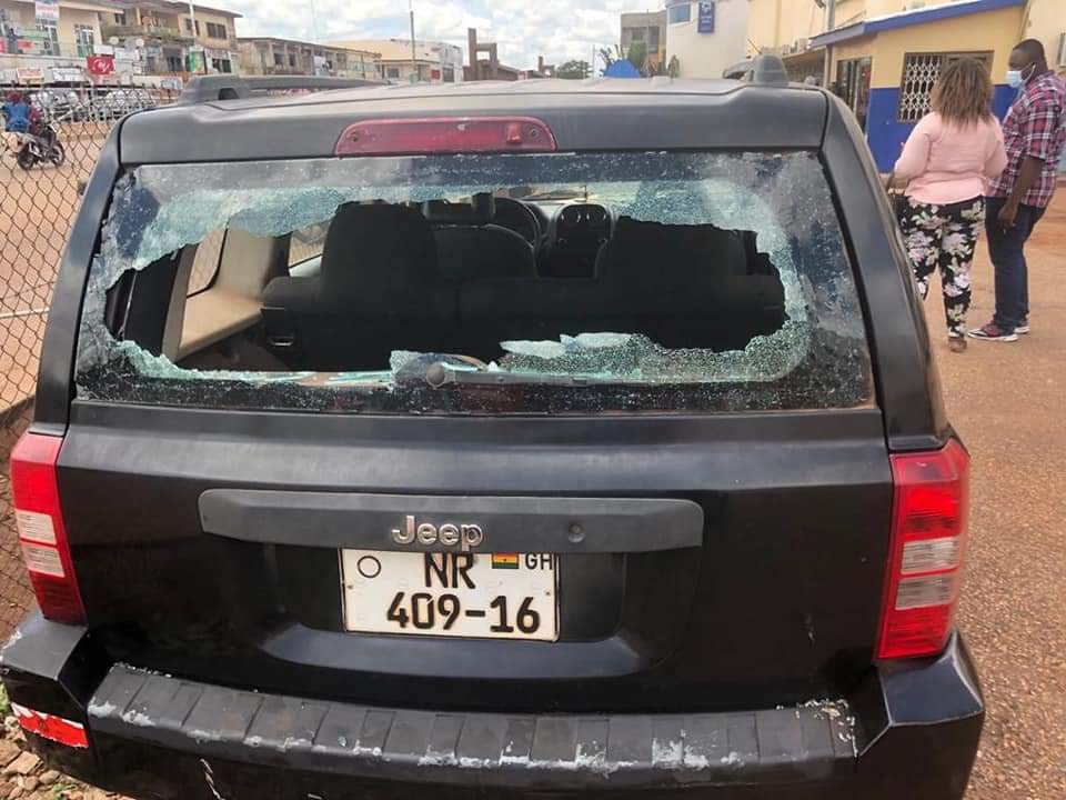 Tamale: Youth vandalize NEDCo offices, police station in demo against police brutality