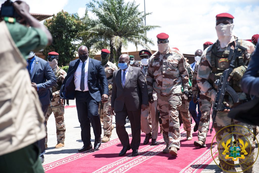Nana Addo in Guinea to confer with military junta