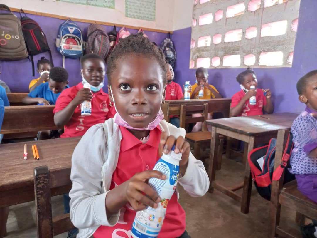 FanMilk donates Zinc Fortified Nutriday to schools to help students remain nourished