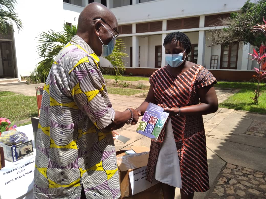 Philanthropist supports University of Ghana’s Balme Library with books