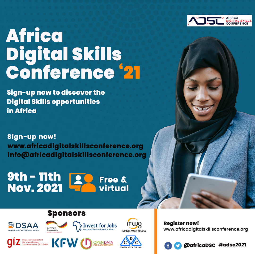 2021 Africa Digital Skills Conference set for November 9
