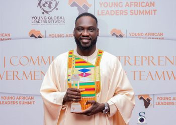 Ohene Kwame Frimpong was one of 5 young Africans who were honoured.