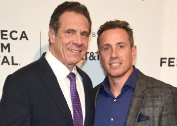 Andrew (left) and Chris Cuomo at a film premiere in 2018