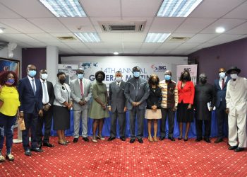Board of Directors, SIC Insurance Plc pose with some shareholders