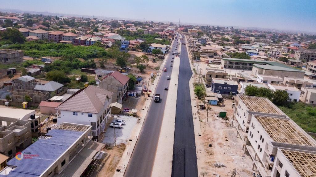 Dualization of Nanakrom-school junction road completed 5 months ahead schedule