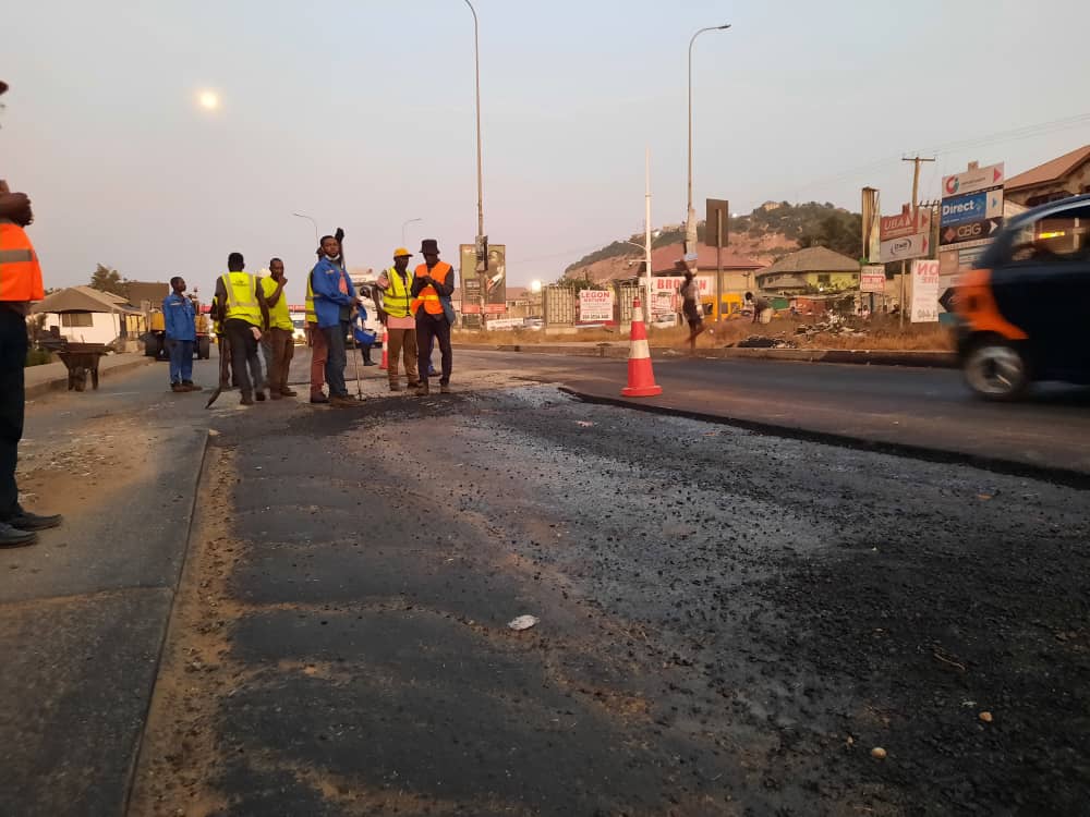 Contruction work on Accra-Kasoa highway causes gridlock for several hours