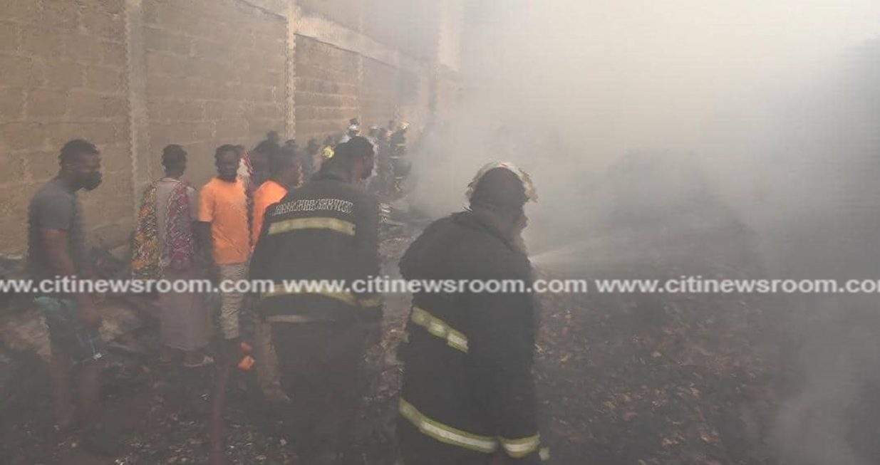 Fire destroys about 10 shops at Tamale Aboabo market