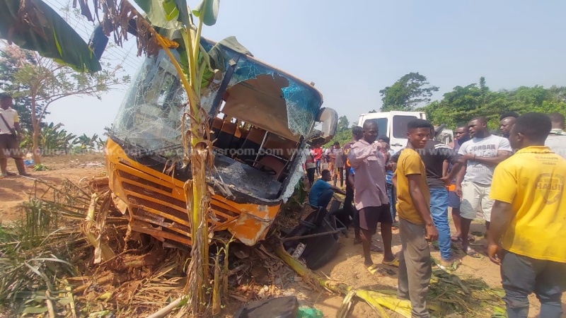 Western North: 12 dead in accident on Bibiani-Bekwai road