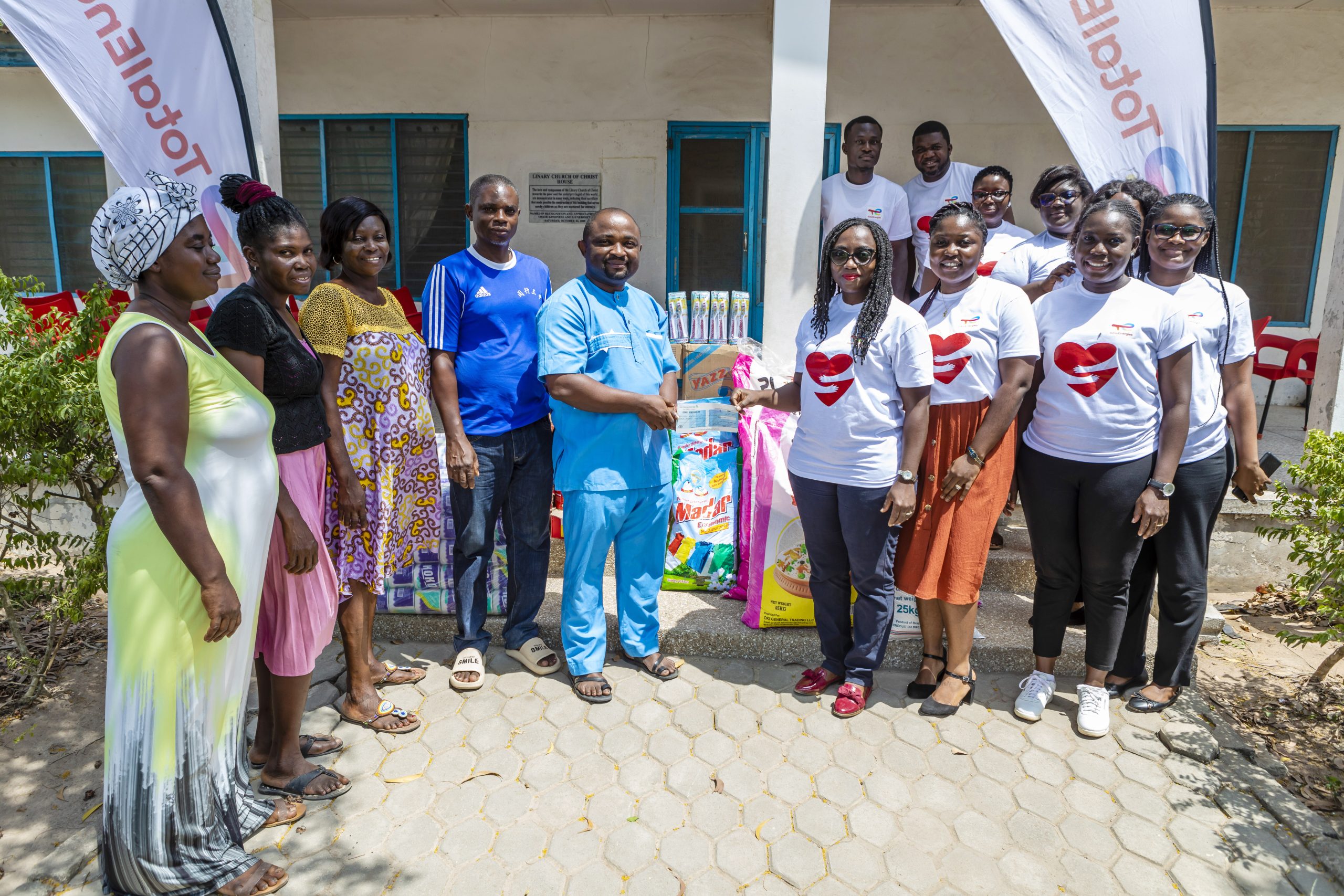 Total Petroleum Ghana PLC shows love to MAHLEF Foundation and Village of Hope