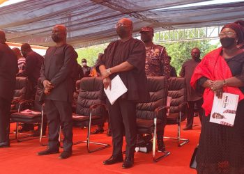 Bawumia at Joseph Adda's funeral ceremony