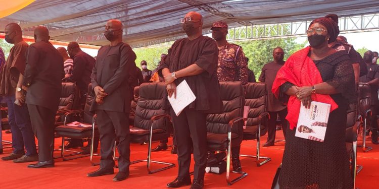 Bawumia at Joseph Adda's funeral ceremony