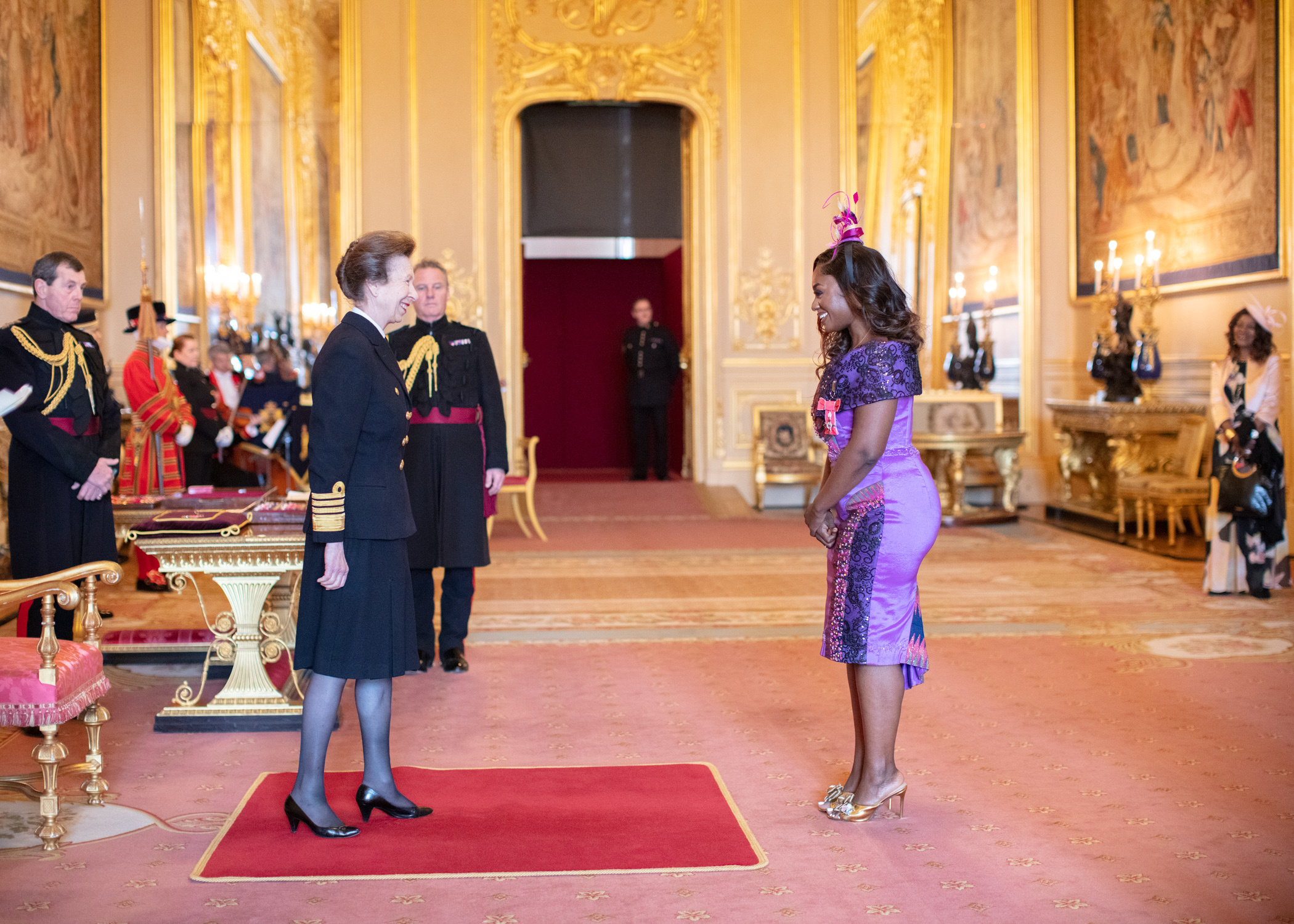 Lorraine Wright receives ‘Most Excellent Order of British Empire Award’ from Queen of England