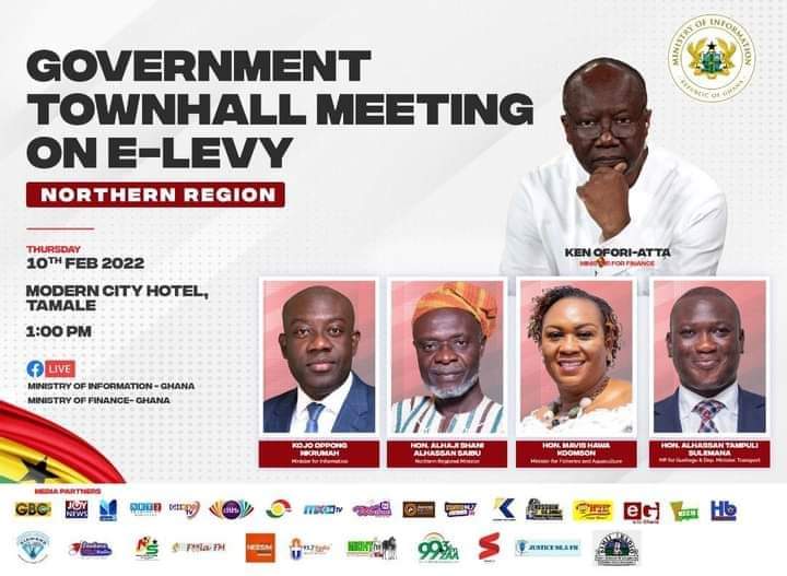 Government takes E-levy townhall meeting to Tamale