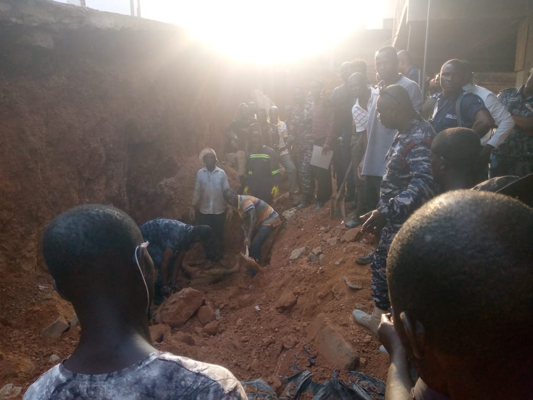 Two dead, one injured as wall collapses at Konkromoase