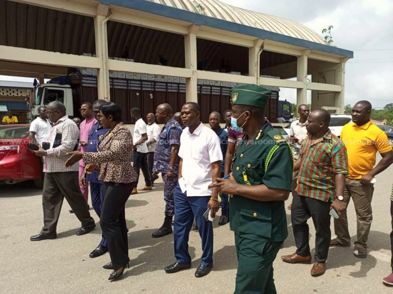 Jomoro MP visits Elubo border on security, travel arrangements