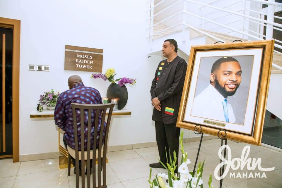 Mahama condoles Bishop Dag over son’s demise