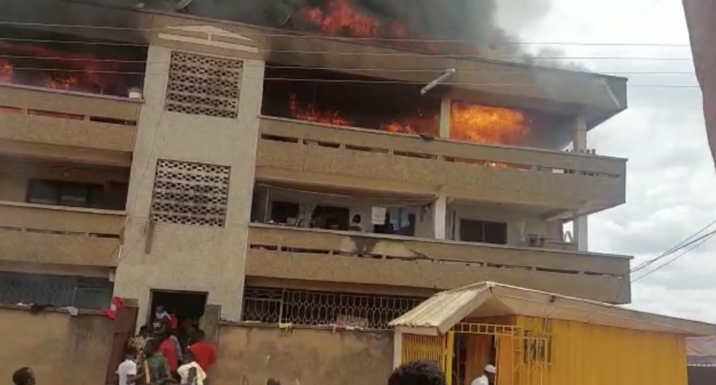 Fire guts residential apartment of police officers at Dagombaline