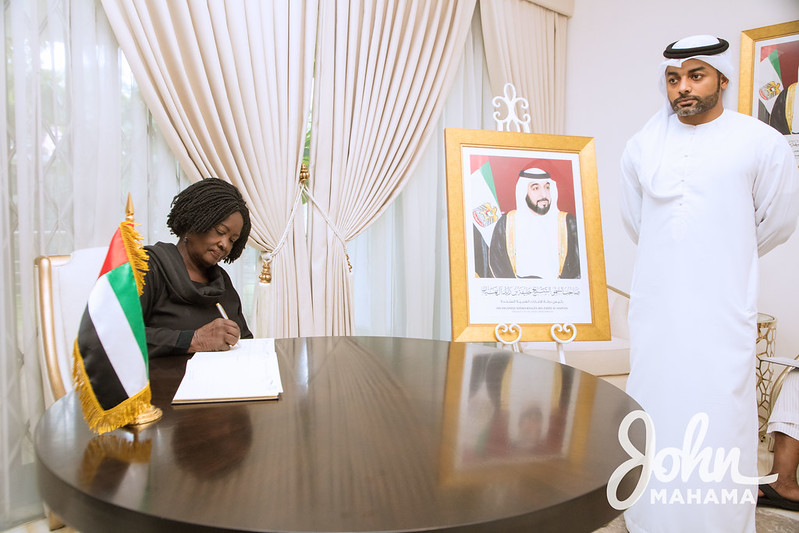 Mahama, NDC sign book of condolence for late UAE president