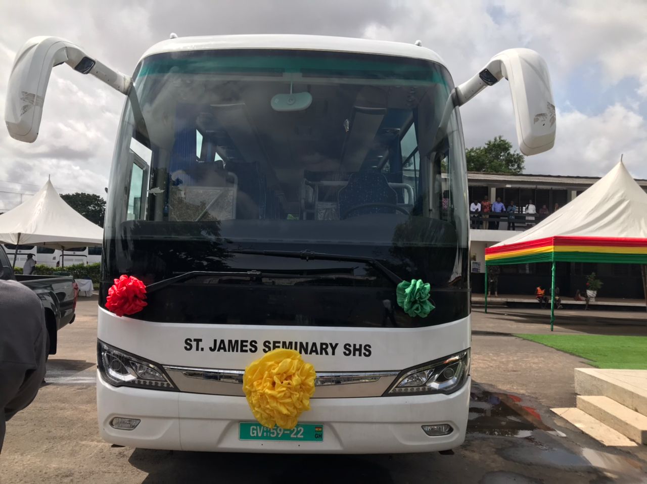 Government distributes 80 pickups, buses to Senior High Schools