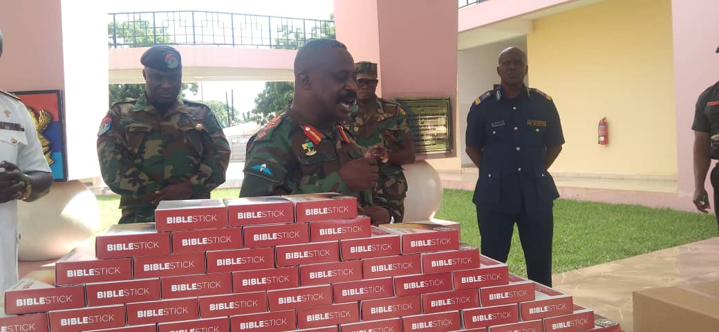 Theovision International donates 2,500 audio bibles to Armed Forces